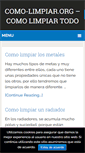 Mobile Screenshot of como-limpiar.org